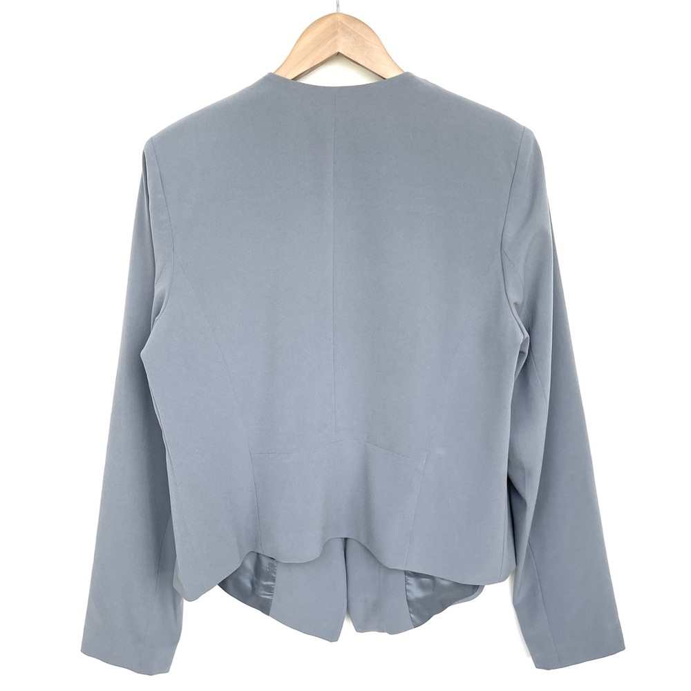 Banana Republic Open Front Blazer Long Sleeves Lined Pointed Front Shoulder Pads - Picture 3 of 6